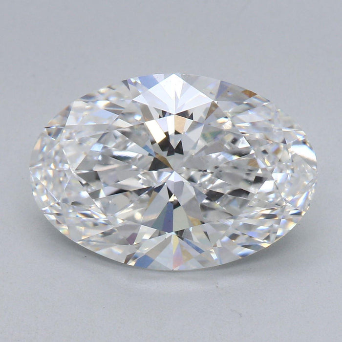 3.18ct D VVS2 GIA Cherry Picked Lab Grown Oval Brilliant Diamond