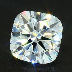 1.43ct E VVS2 Square Cushion Hearts & Arrows Lab Grown Diamond