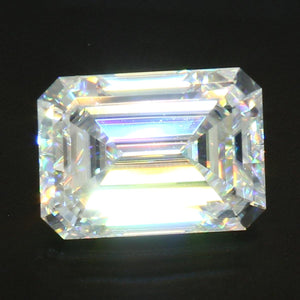 8.5mm 2.14ct Distinctive Emerald Cut Moissanite