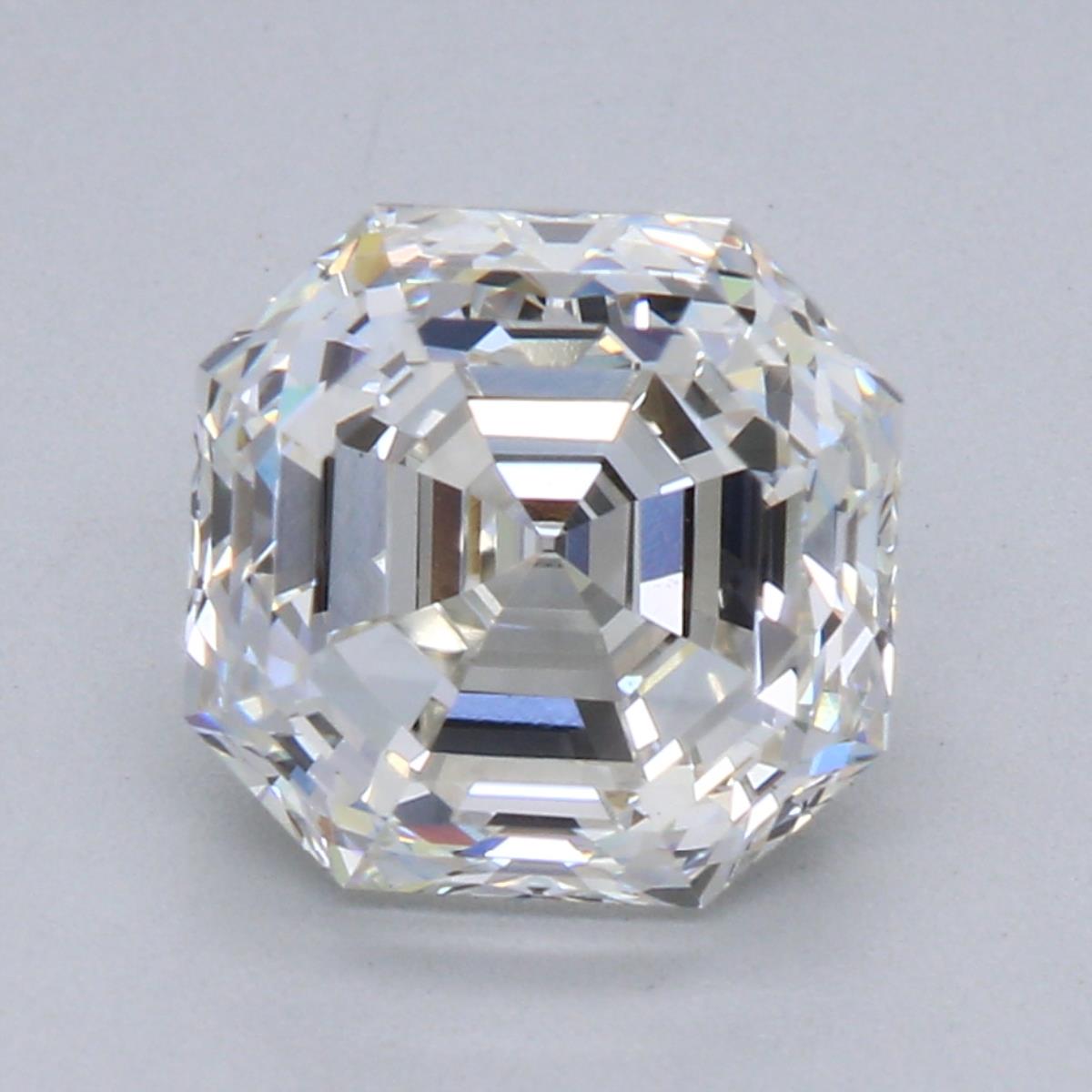 Lab grown asscher cut diamond Clearance
