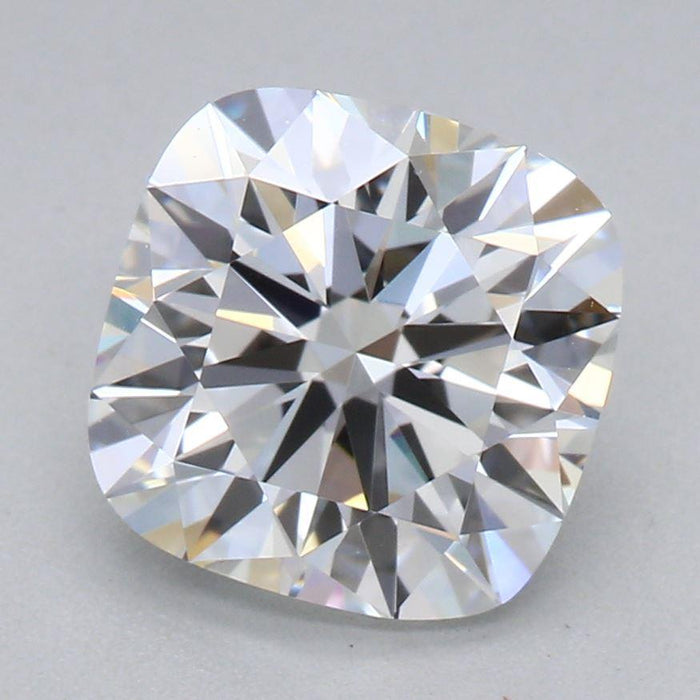 1.64ct F VS1 Square Cushion Hearts & Arrows Lab Grown Diamond