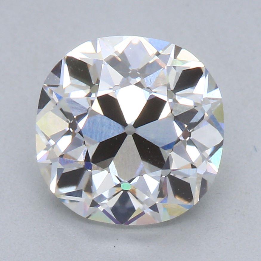 Old mine cut diamond round Clearance