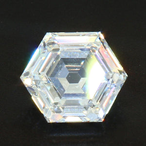 1.54ct G VS1 Hexagonal Rose Cut Lab Grown Diamond