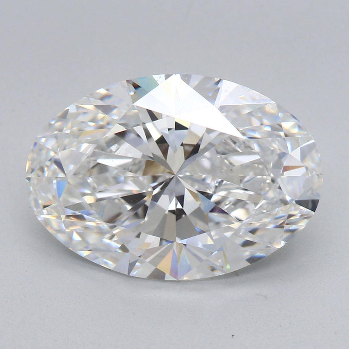 4.22ct F VVS2 Cherry Picked Lab Grown Oval Brilliant Diamond