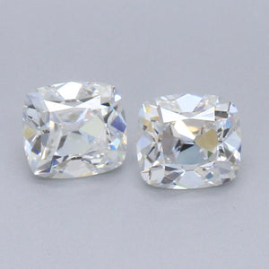 Pair of Heritage Cushions .789cttw F/G VS/VVS Private Reserve Lab Grown Diamond
