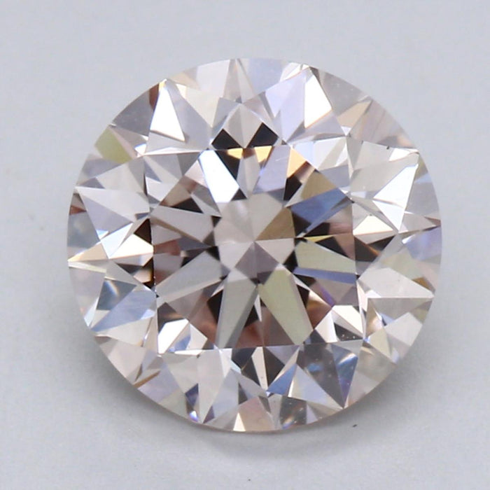 1.50ct L VS1 Lt Pink Round Brilliant Cut Lab Grown Diamond