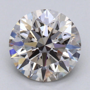 1.63ct K VS2 Brownish Pinkish Undertones Round Brilliant Cut Lab Grown Diamond