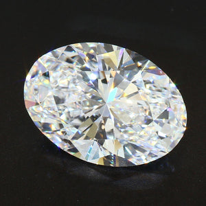 3.17ct F VS2 Oval Brilliant Cut Lab Grown Diamond