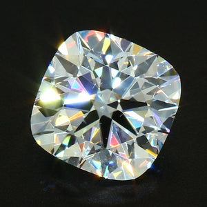 1.21ct F SI1 Square Cushion Hearts & Arrows Lab Grown Diamond