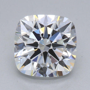 2.06ct E VS1 Square Cushion Hearts & Arrows Private Reserve Lab Grown Diamond