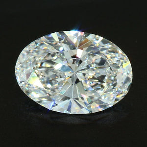 3.00ct F VS2 GCAL 8x Cherry Picked Lab Grown Oval Brilliant Diamond