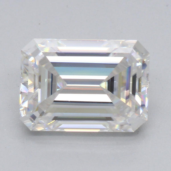 9.5mm 2.69 ct Distinctive Emerald Cut Moissanite