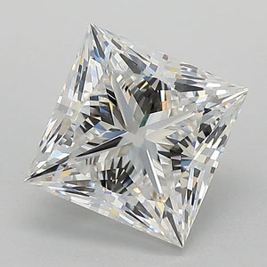 2.18ct F VS1 Cherry Picked Princess Cut Lab Grown Diamond